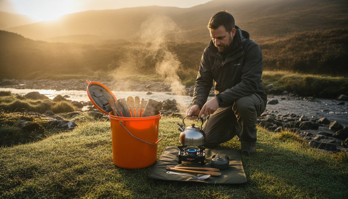The 17-Litre HungerHub Bucket: The Ultimate All-in-One Camping Kitchen Guide