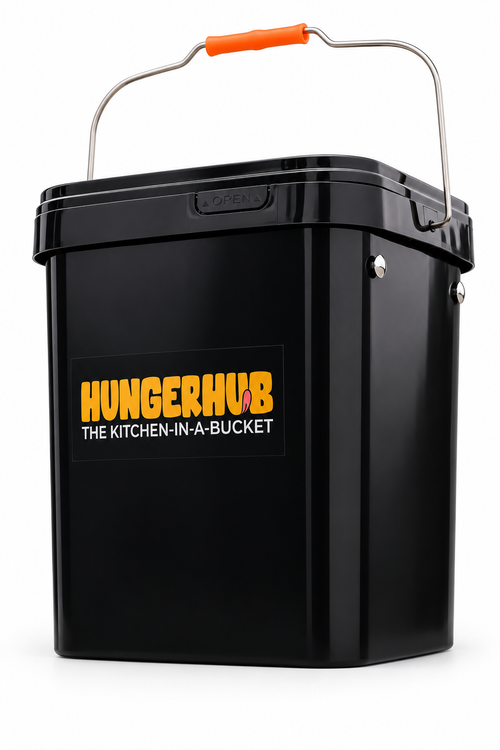 The Hungerhub - The Kitchen-in-a-bucket