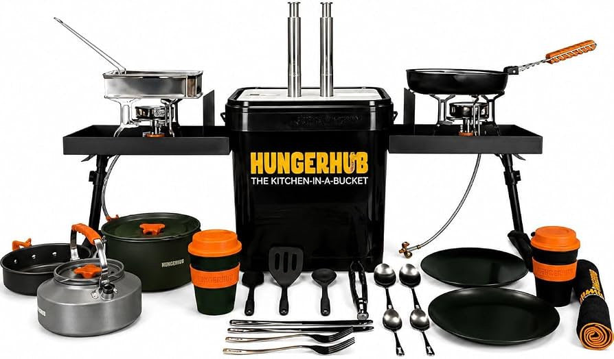 The Hungerhub - The Kitchen-in-a-bucket